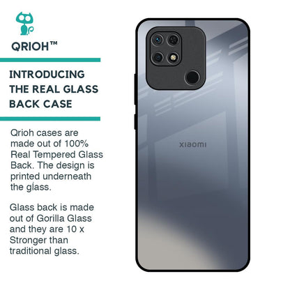 Space Grey Gradient Glass Case for Redmi 10