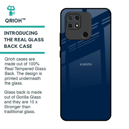Royal Navy Glass Case for Redmi 10
