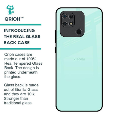 Teal Glass Case for Redmi 10