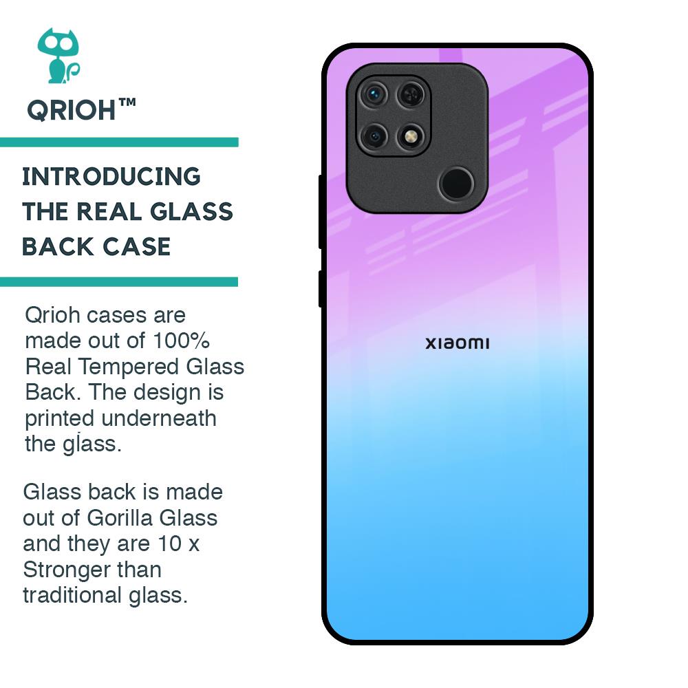 Unicorn Pattern Glass Case for Redmi 10