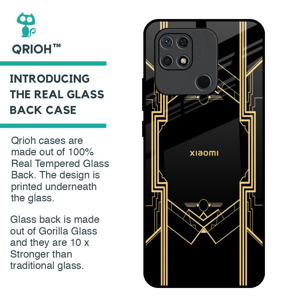 Sacred Logo Glass Case for Redmi 10