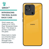 Fluorescent Yellow Glass case for Redmi 10
