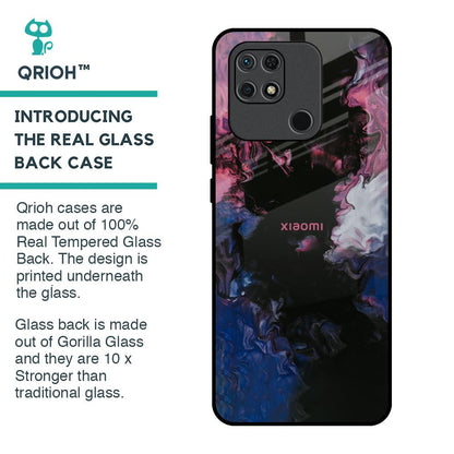 Smudge Brush Glass case for Redmi 10