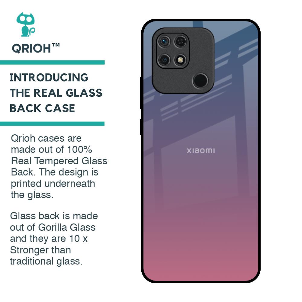 Pastel Gradient Glass Case for Redmi 10