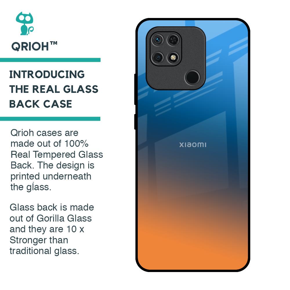 Sunset Of Ocean Glass Case for Redmi 10