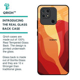 Magma Color Pattern Glass Case for Redmi 10