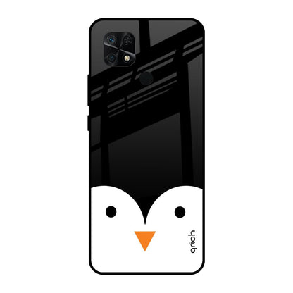 Cute Penguin Redmi 10 Glass Cases & Covers Online