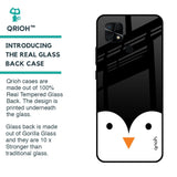 Cute Penguin Glass Case for Redmi 10