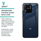 Overshadow Blue Glass Case For Redmi 10