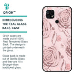 Shimmer Roses Glass case for Redmi 10