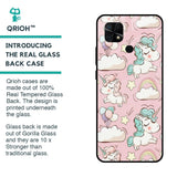 Balloon Unicorn Glass case for Redmi 10