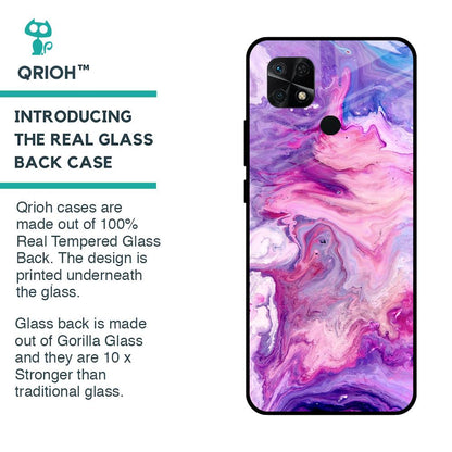 Cosmic Galaxy Glass Case for Redmi 10