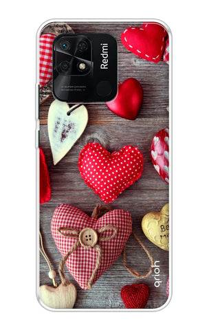 Valentine Hearts Redmi 10 Back Cover