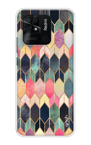 Shimmery Pattern Redmi 10 Back Cover