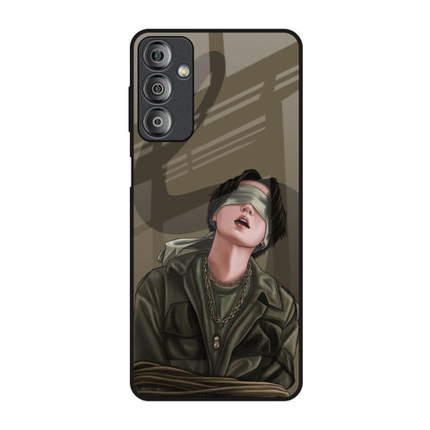 Blind Fold Samsung Galaxy F23 5G Glass Back Cover Online