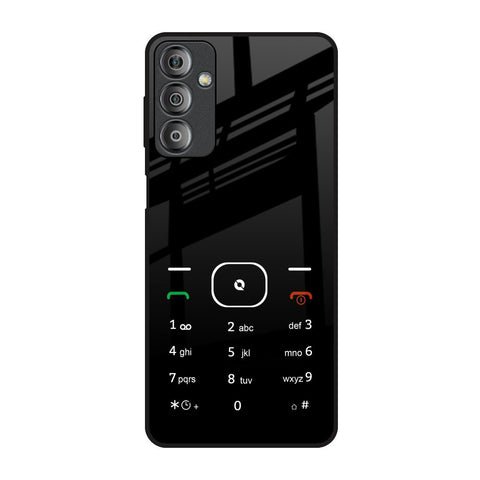 Classic Keypad Pattern Samsung Galaxy F23 5G Glass Back Cover Online