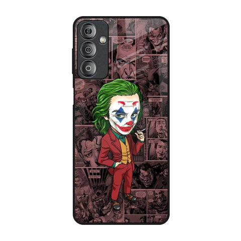 Joker Cartoon Samsung Galaxy F23 5G Glass Back Cover Online