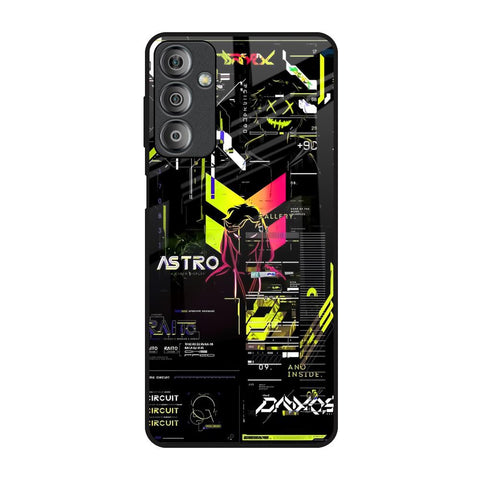 Astro Glitch Samsung Galaxy F23 5G Glass Back Cover Online