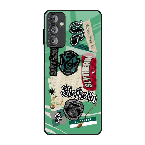Slytherin Samsung Galaxy F23 5G Glass Back Cover Online