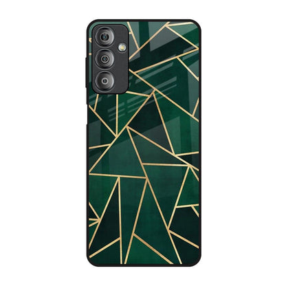 Abstract Green Samsung Galaxy F23 5G Glass Back Cover Online