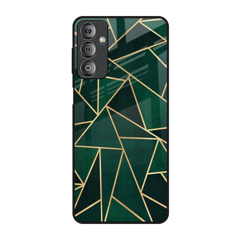 Abstract Green Samsung Galaxy F23 5G Glass Back Cover Online