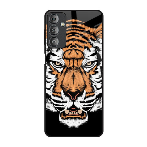 Angry Tiger Samsung Galaxy F23 5G Glass Back Cover Online