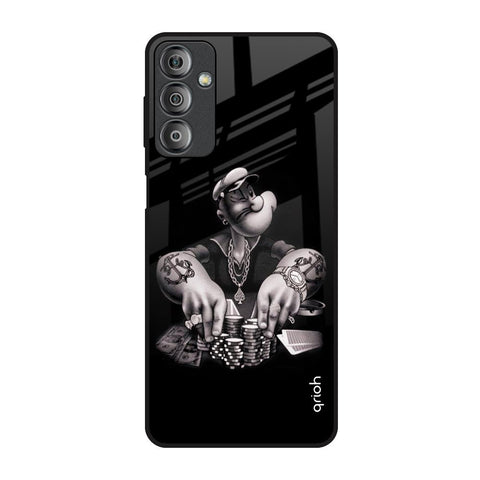 Gambling Problem Samsung Galaxy F23 5G Glass Back Cover Online