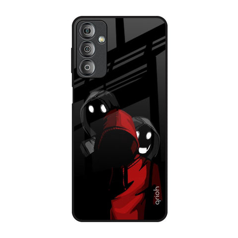 Shadow Character Samsung Galaxy F23 5G Glass Back Cover Online