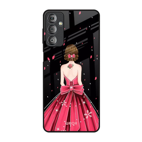 Fashion Princess Samsung Galaxy F23 5G Glass Back Cover Online