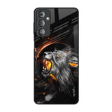 Aggressive Lion Samsung Galaxy F23 5G Glass Back Cover Online