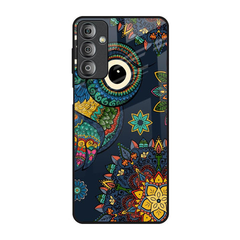 Owl Art Samsung Galaxy F23 5G Glass Back Cover Online