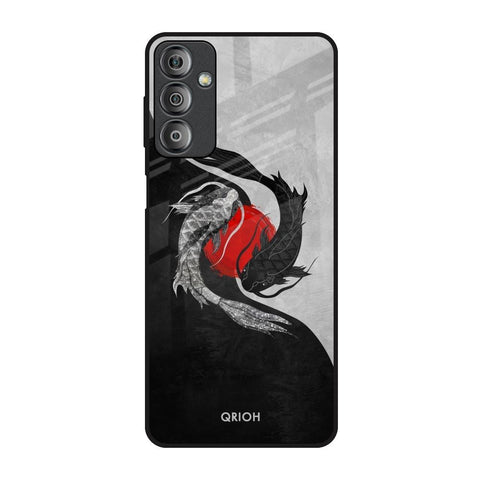 Japanese Art Samsung Galaxy F23 5G Glass Back Cover Online