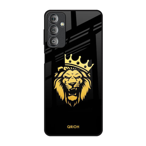Lion The King Samsung Galaxy F23 5G Glass Back Cover Online