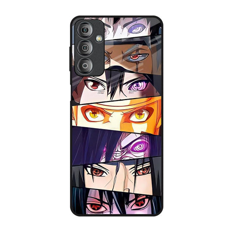 Anime Eyes Samsung Galaxy F23 5G Glass Back Cover Online
