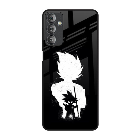 Monochrome Goku Samsung Galaxy F23 5G Glass Back Cover Online