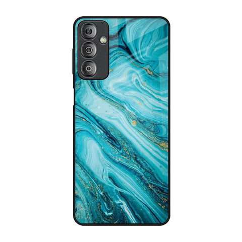 Ocean Marble Samsung Galaxy F23 5G Glass Back Cover Online