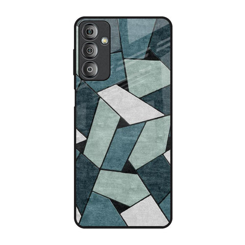 Abstact Tiles Samsung Galaxy F23 5G Glass Back Cover Online
