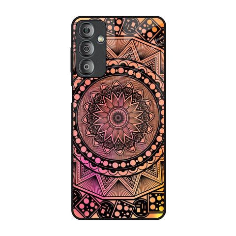 Floral Mandala Samsung Galaxy F23 5G Glass Back Cover Online