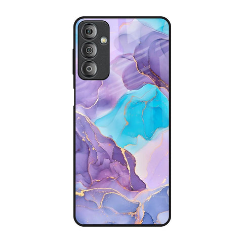 Alcohol ink Marble Samsung Galaxy F23 5G Glass Back Cover Online