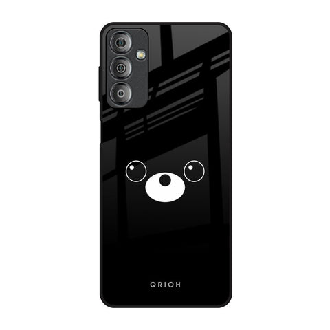 Cute Bear Samsung Galaxy F23 5G Glass Back Cover Online