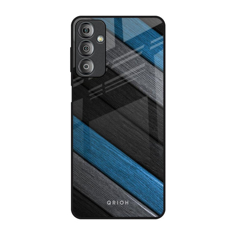 Multicolor Wooden Effect Samsung Galaxy F23 5G Glass Back Cover Online