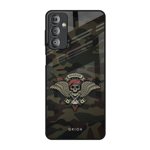 Army Warrior Samsung Galaxy F23 5G Glass Back Cover Online