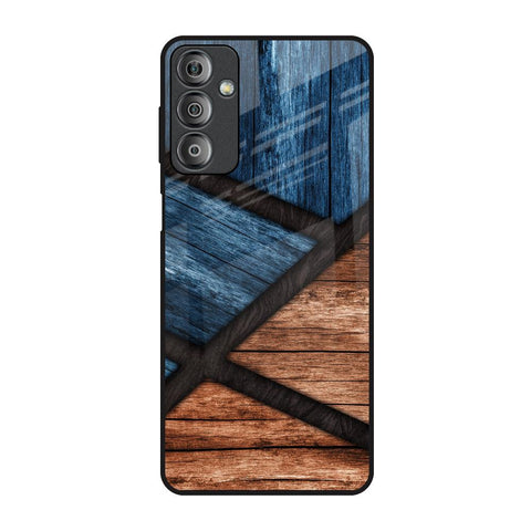 Wooden Tiles Samsung Galaxy F23 5G Glass Back Cover Online