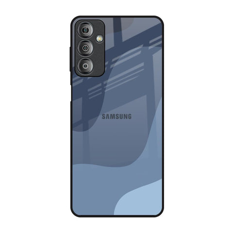 Navy Blue Ombre Samsung Galaxy F23 5G Glass Back Cover Online