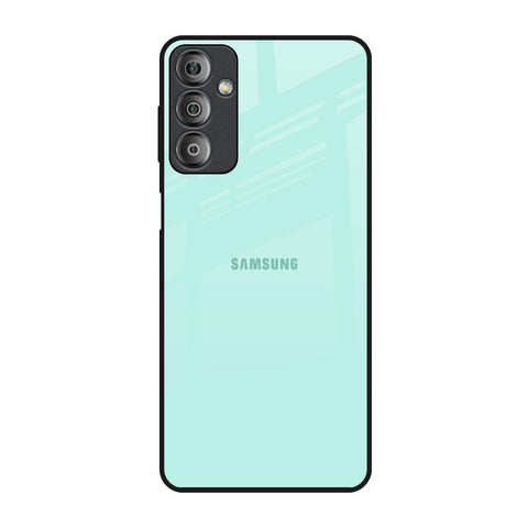 Teal Samsung Galaxy F23 5G Glass Back Cover Online