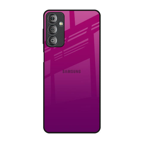 Magenta Gradient Samsung Galaxy F23 5G Glass Back Cover Online
