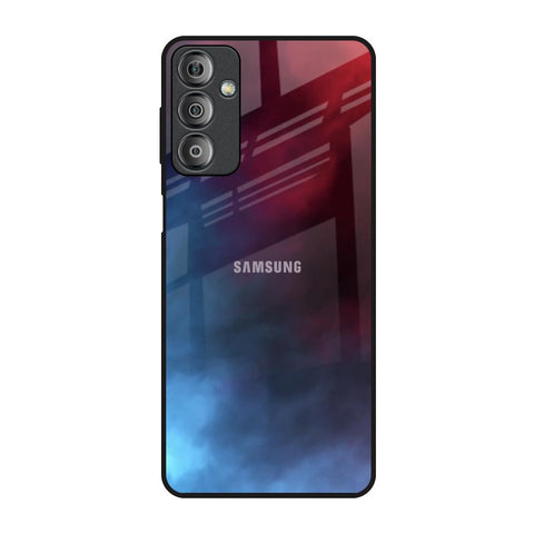 Smokey Watercolor Samsung Galaxy F23 5G Glass Back Cover Online