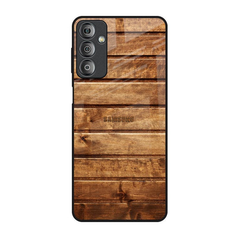 Wooden Planks Samsung Galaxy F23 5G Glass Back Cover Online