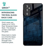 Dark Blue Grunge Glass Case for Samsung Galaxy F23 5G