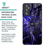Techno Color Pattern Glass Case For Samsung Galaxy F23 5G
